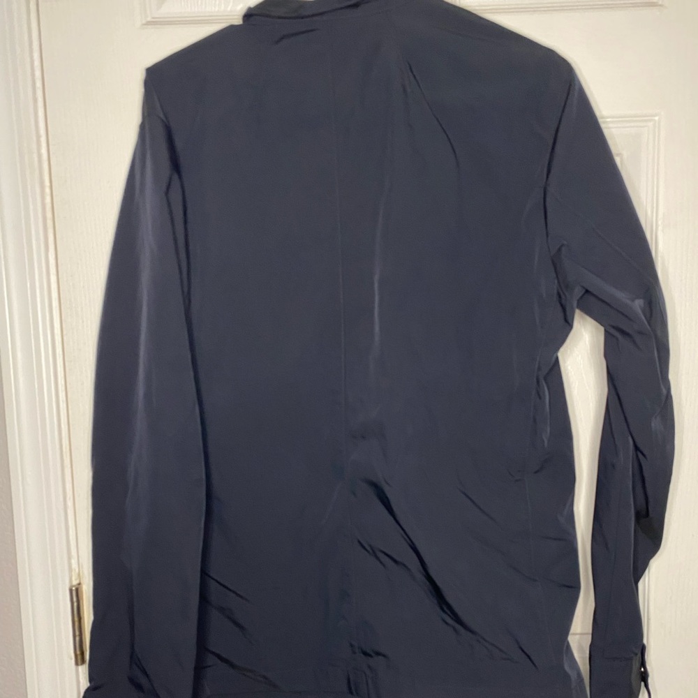Theory men’s casual jacket windbreaker coat in black - Picture 4 of 4